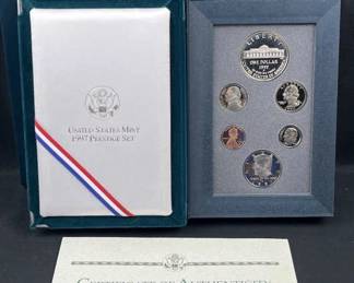 1997 Prestige Proof Set w/ Silver Dollar