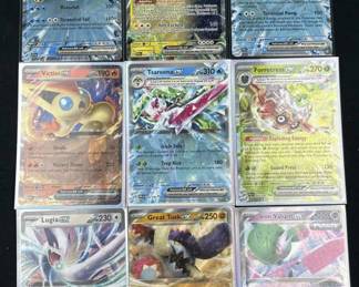(9) Assorted Pokemon Cards w/ Gyarados ex