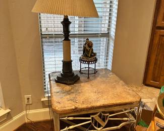 End Table, Lamp, Deor