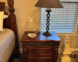 Nightstand, Lamp