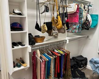 Purses and Totes, Scarves, Shoe Shining Kit