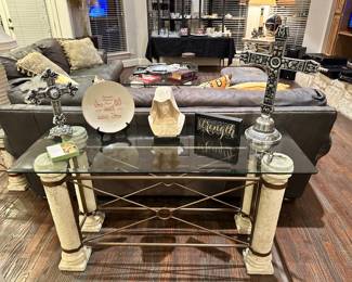 Glass Sofa Table