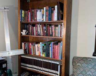Oak bookcase now $87.50! 