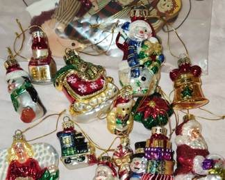 Christopher Radko ornaments 