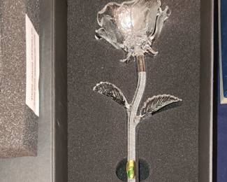 Waterford crystal flower