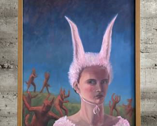 "INTRUSIVE THOUGHTS", ORIGINAL ACRYLIC ON CANVAS