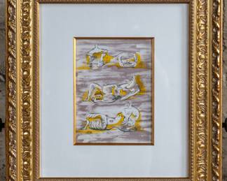 "FIGURES ALLONGEES" (RECLINING FIGURES), HENRY MOORE