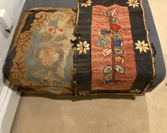 Hooked rugs mats