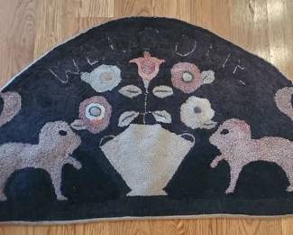 Hooked Hearth Rug
