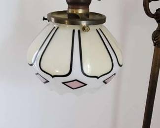 Floor lamp close up of shade