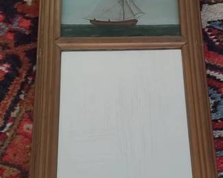 Interesting Ship at Sea Mirror