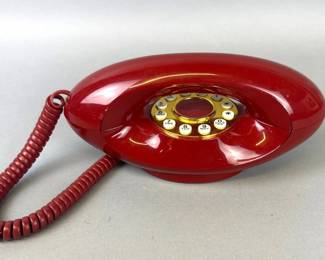Vintage Genie push button dial telephone