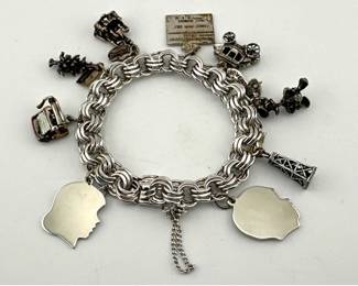 Sterling charm bracelet