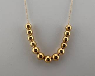 14kt add a bead necklace