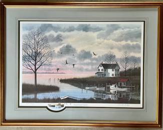 Franklin Saye artist's proof "Rappahannock Rapture"