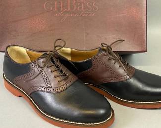 Bass Burlington black/brown Oxford shoes, men’s size 8D (new)
