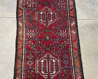 Heriz wool runner