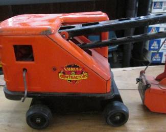1950's Marx Lumar Contractors Toy Steam Shovel 