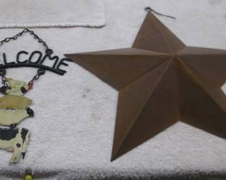 Hand crafted Metal star 