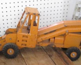 Vintage Nylint Adams Travel loader toy truck 1950s from Rockford IL Made of pressed steel toy vehicles