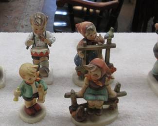 Collection of Goebel Hummel Figurines, porcelain figures 