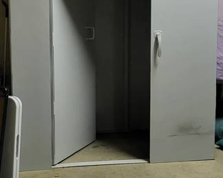 Storm shelter is 6 feet tall, 4 feet wide, and 5.5 feet long. 