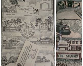 Hinesville, GA Liberty County Afghan (blanket)