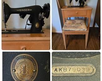 1950's Singer Sewing Machine. AK879039