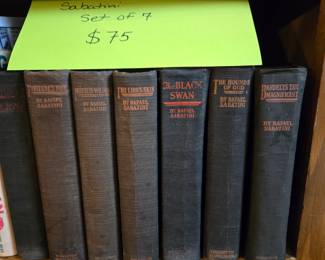 Rafael Sabatini 1st Edition Books. Includes Black Swan 1938!