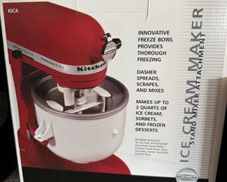 Kitchenaid Mixer Accessory - Ice Cream Maker
