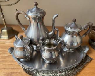 Pewter Tea Set