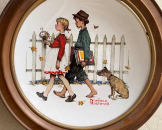 Norman Rockwell Plate
