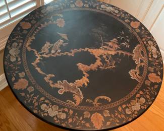 Top of Asian occasional table