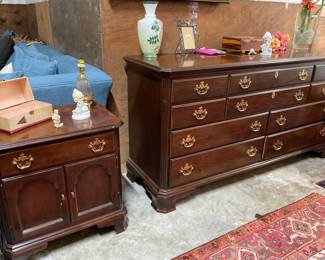 Drexel Dresser and Drexel Nightstand