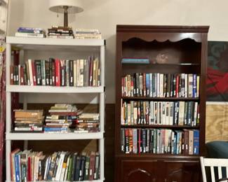 Books and Thomasville lighted bookcase