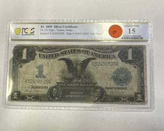 1899 SILVER CERTIFICATE