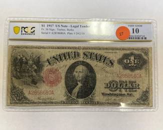 1917 US NOTE 