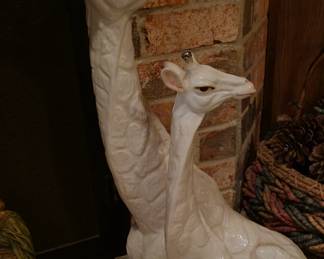 Large Ceremic Giraffe Figurine