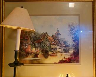 Painting - Table Lamp