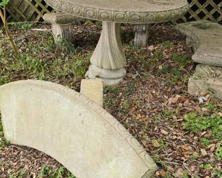 4 Piece Concrete Table - We have 2