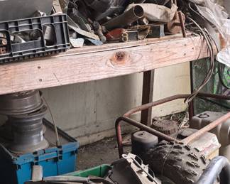 Start of the barn!! This is Yamaha parts, we have the frame.