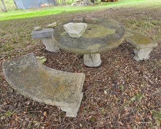 Other 4 PC. Concrete Table 