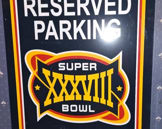 Super Bowl Sign