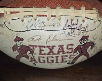Signed A&M Football 