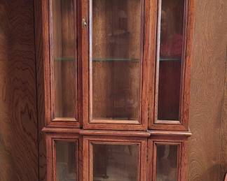Vintage Lighted Display Cabinet 