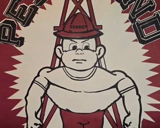 Vintage Pearland Oilers Poster 