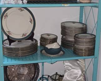 Antique Medicine Cabinet- Very Pretty China Set