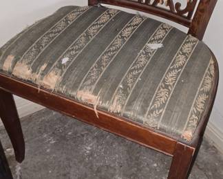 Antique Vanity Stool - Good project Piece