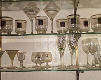 Bar Vintage Glaases