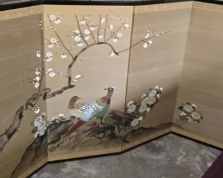 4 Panel Oriental Screen